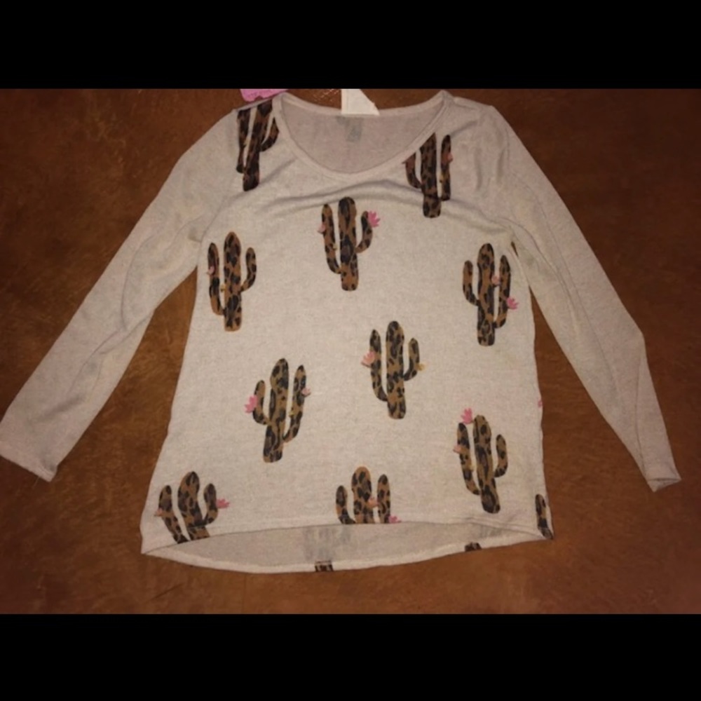 Cactus Sweater Womens Medium